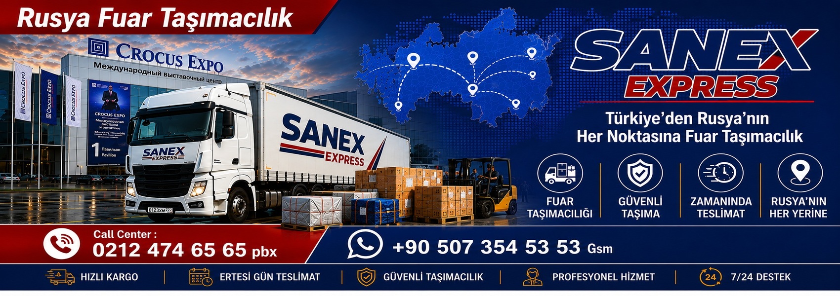 Rusya Fuar Kargo Taşımacılığı