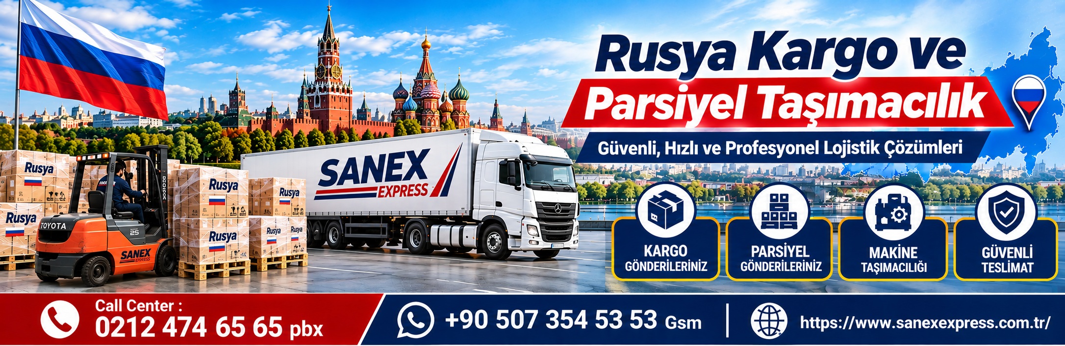 Rusya Kargo ve Parsiyel Taşımacılık
