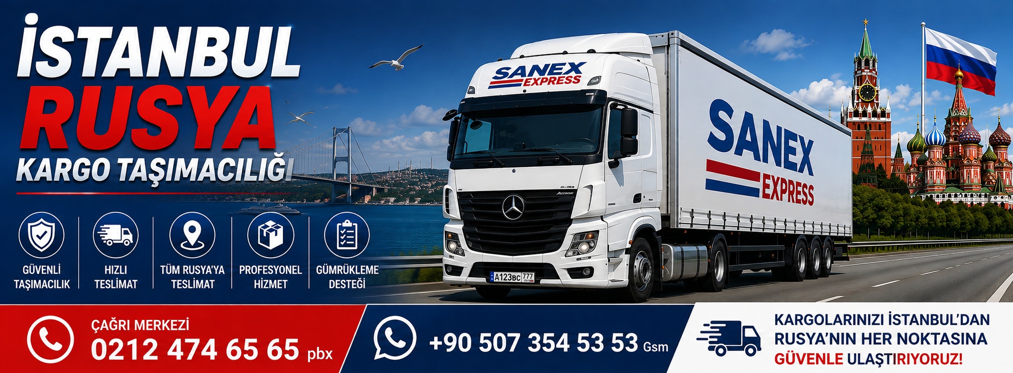 İstanbul Rusya Ufa Kargo Taşımacılık