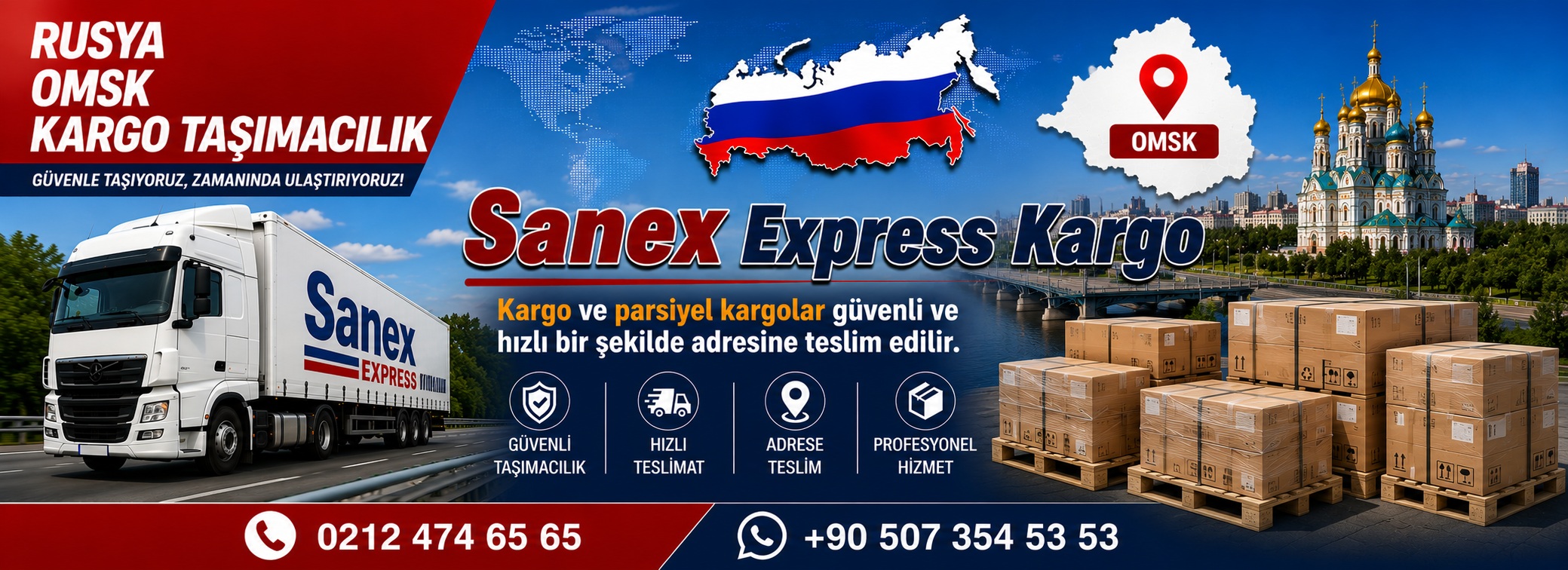İstanbul Rusya Omsk Kargo Taşımacılık