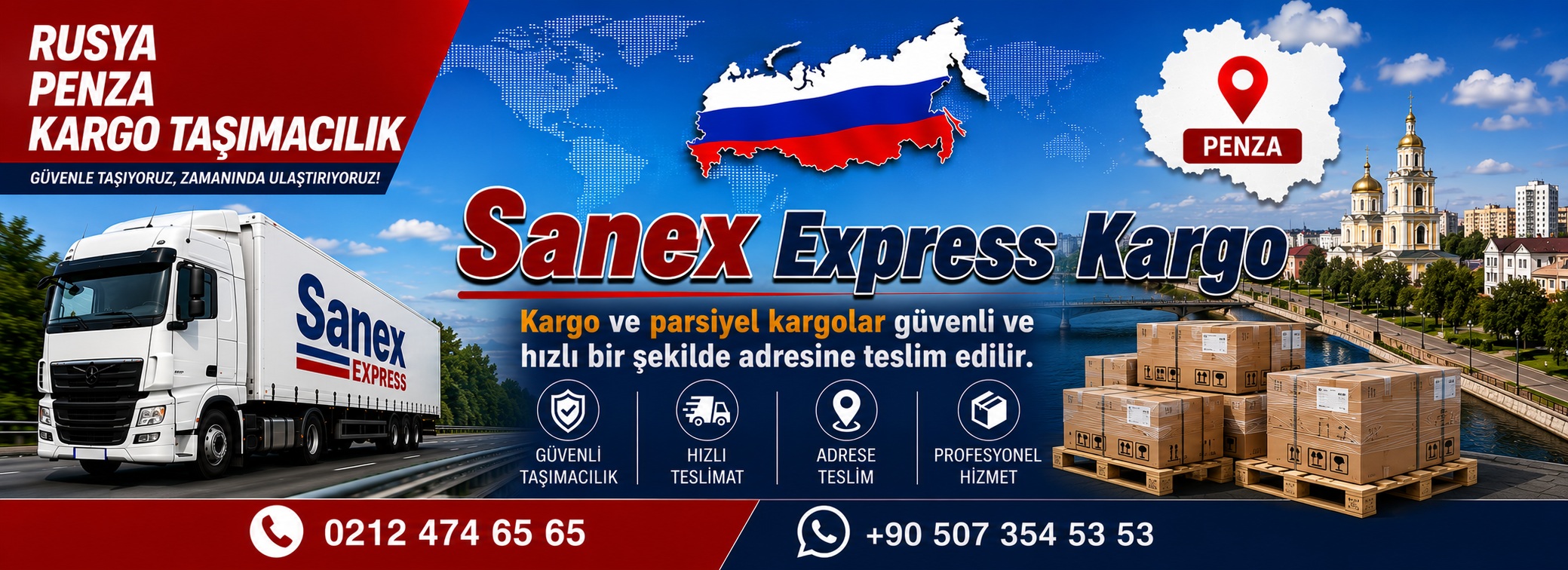 İstanbul Rusya Penza Kargo Taşımacılık