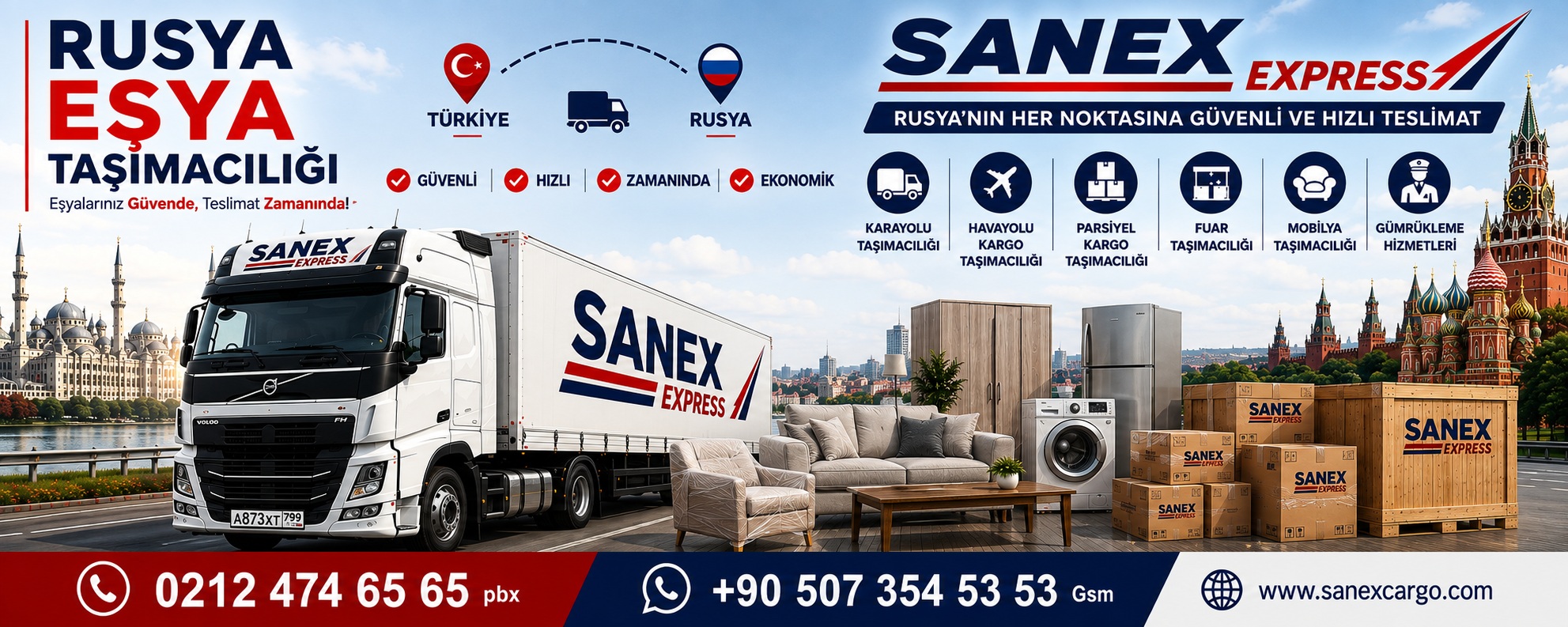 Rusya Eşya Taşımacılık